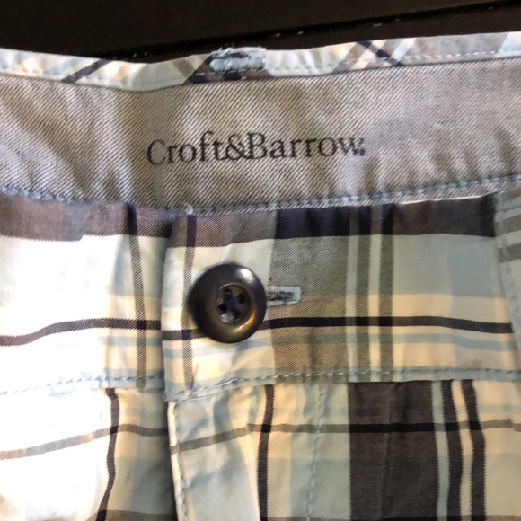 Croft and Barrow Men’s Plaid Golf Shorts 36 - Picture 3 of 4